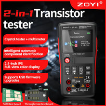 ZOYI ZT-XT1 Digital Multimeter Transistor Tester True RMS Meter NPN PNP Test Voltage Resistance Capacitance Frequency Tool