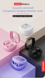 Auriculares inalámbricos Lenovo XT62 Bluetooth 5.3, HiFi, deportivos, con reducción de ruido, micrófono, control táctil, TWS, originales