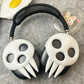 Mifuny Airpods Max Case Cover custom Soul Eater Death Skull Design Earphones Decoration Suitable for Airpods Max Earphone