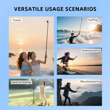 Flymile Tripod Selfie Stick Vlog Handle for DJI Pocket 3/Action 5 Pro/Insta360 X5/Gopro Accessories 62.99/55.1in Extendable