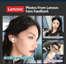 Nuevos auriculares inalámbricos Lenovo LP5 PRO Bluetooth 5.4, audífonos TWS con sonido HiFi para juegos, auriculares deportivos LP5Pro con control táctil y batería de larga duración