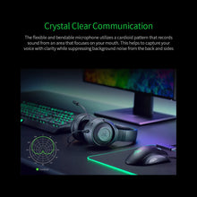 Razer Kraken X Multi-Platform Wired Gaming Headset Bendable Cardiod Microphone 3.5 mm Connection Adjustable Headband 7.1 surroun