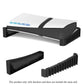 For PS5 Slim & Pro Console and Hold 12 Game Disc, Compatible with PlayStation 5 Slim/Pro Disc & Digital Edition Horizontal Stand
