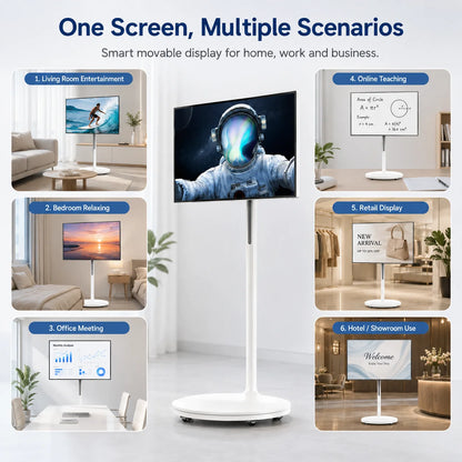 32 Inch Portable Smart TV Wireless Interactive Touch Monitor Television Smart LCD with Touch Screen Technology