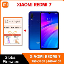 Global ROM Original Xiaomi Redmi 7 4GB 64GB 4000 mAh 4G Smartphone 6.26 Inch HD Screen Octa Core Unlocked Android 4G