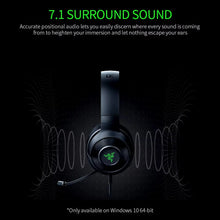 Razer Kraken V3 X Original wired headset gaming headset, RGB light effect, 7.1 surround sound, USB headset