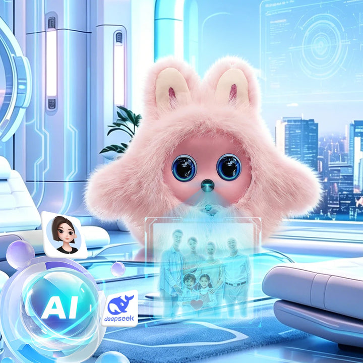 AI Smart Pet Robot Desktop Toy Voice Control Interactive Electronic Pet Facial Recognition Family Growth Partner Children Gift