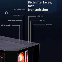 WJCOOLMAN Dreamer PLUS 9.16-inch HD Screen PC Gaming Case Sea View Room 360 Water Cooler Computer Case Gabinetes Gamer