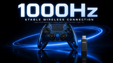 QRD Spark N7 2.4Ghz Wireless Controller for PS4/PS3/PC Direct Connect Hall Effect Vibration Effect Gamepad For PS5 Via Converter