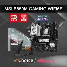 MSI New B850M GAMING WIFI6E Micro ATX AMD B850 Supports AMD Ryzen™ 9000/ 8000/ 7000 Series Motherboard Socket AM5