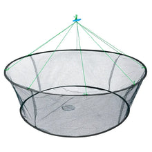 Red de pesca plegable de boca suelta de 80 cm, red de lanzamiento para tanques, trampa para peces, anguilas, camarones, langostinos, cebo y cangrejos