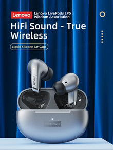 Nuevos auriculares inalámbricos Lenovo LP5 PRO Bluetooth 5.4, audífonos TWS con sonido HiFi para juegos, auriculares deportivos LP5Pro con control táctil y batería de larga duración