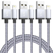 Cable de carga rápida USB para iPhone 14 13 12 11 Xs Max Xr X 8 7 6 Plus iPad, cable de datos original para teléfono móvil de 1m 2m 3m