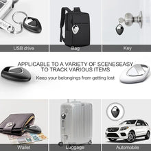 Portable GPS Tracker Waterproof Mini Smart Bluetooth 5.0 Tracker for Kids Pet Car Key Anti Lost Real Time Location Tracking Device Rechargeable IP67 Lightweight Slim with APP Compatible with iOS Android