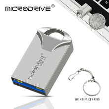 Mini USB 3.0 Flash Drive 128GB 64GB 32GB 16GB High Speed Memory Flash USB3.0 Stick Small U Disk with Key Chain