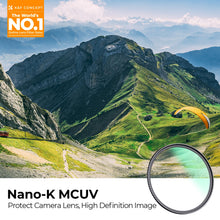 K&F CONCEPT 37-105mm UV Filter Lens MC Ultra Slim Optics with Multi Coated Protection 37mm 49mm 52mm 58mm 62mm 67mm 77mm 82mm