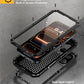 for iPhone Air 17 Pro Max 17 Pro 17 Metal Case, Heavy Duty Shockproof Tough Rugged Case with Built-in Glass Screen Protector