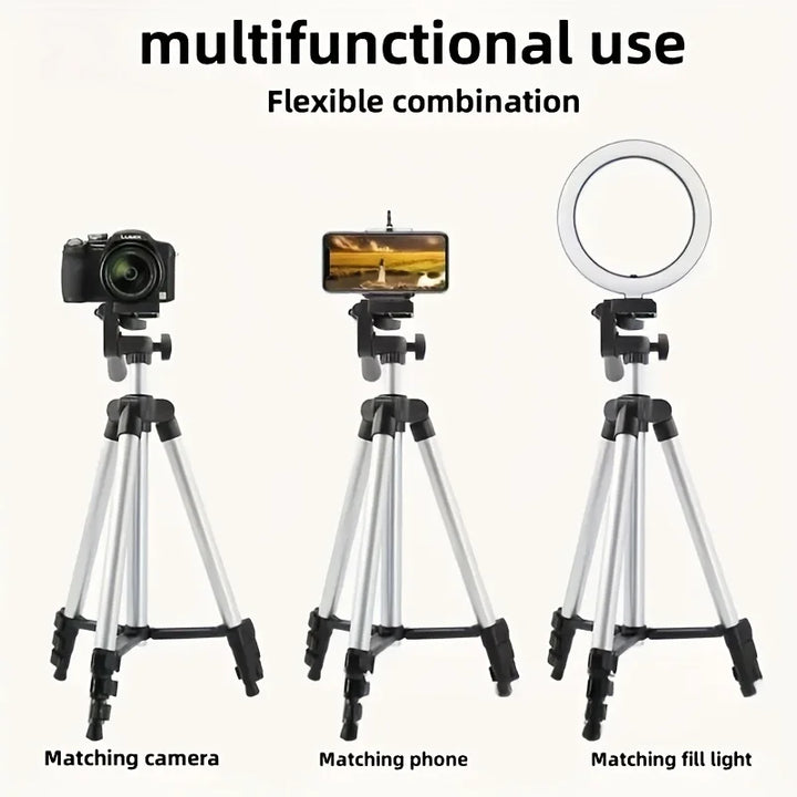 Travel Self Tripod with Bluetooth Remote Phone Clip for Canon Nikon DSLR SLR Digital Camera Universal Stand