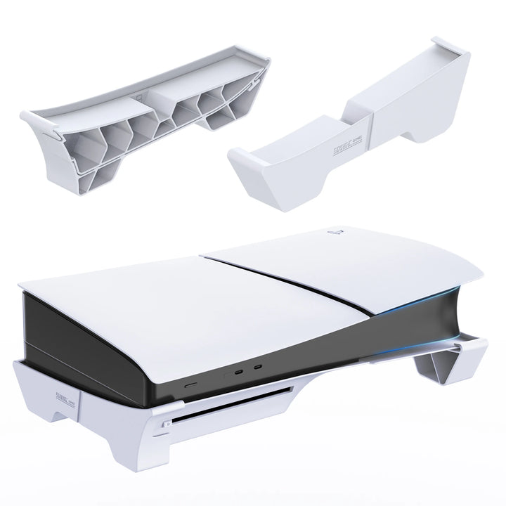Horizontaler Standfuß für PS5 Pro/PS5 Slim Konsole, stabiler flacher Standfuß für PlayStation 5 Slim/Pro Disc & Digital Edition (nicht für PS5)