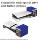 For PS5 Slim & Pro Console and Hold 12 Game Disc, Compatible with PlayStation 5 Slim/Pro Disc & Digital Edition Horizontal Stand