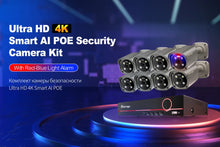 Techage 8CH 5MP 8MP Security Camera System 4K HD POE NVR Kit Two Way Audio Face Detect Outdoor Video Surveillance IP Camera Set