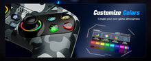 Controller For Playstation 5 PS5/PS5 Pro/Slim/PC,RGB Wireless Gamepad W/Hall Effect Trigger Marco/Turbo Anti-Drift Game Joystick