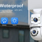 Lenovo Outdoor Security Camera 4K HD IP Camera  with Dual Lens PTZ Color Night Vision CCTV Video Surveillance Protection