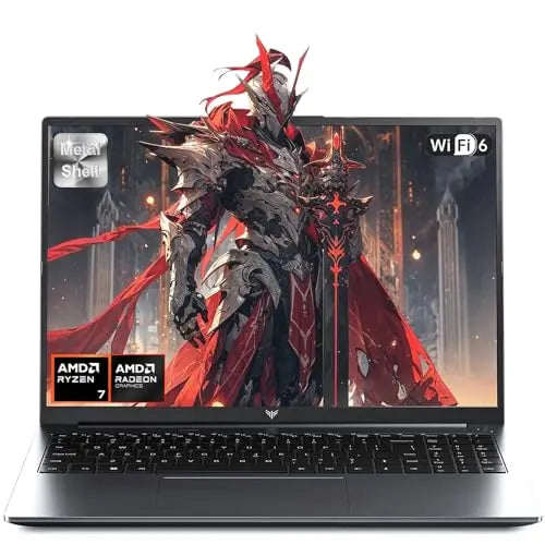 ACEMAGIC 16.1' Gaming Laptop with AMD Ryzen 7 H255 Processor up to 4.75 GHz (Compare 13th I7-1370P), 8 Core- 4800MHz 24GB RAM