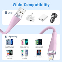 3A USB Fast Charging Cable For iPhone 14 11 12 13 Pro X XS Max 6 7 8 Plus SE iPad Cord Phone Charger Data Wire 1.8M 2.8M