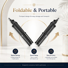 Portable Projector Tripod Adjustable Height Stable Base Floor Stand for Camera Ring Light Projector