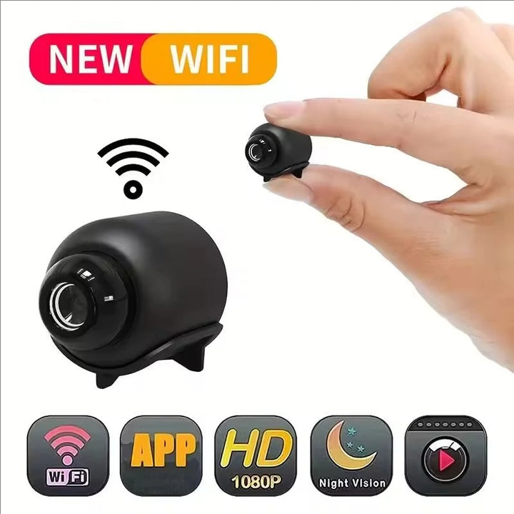 Cámara Mini X5 nueva de 1080P, visión nocturna clara, ligera, portátil, cámara premium con detección de movimiento y vigilancia inalámbrica