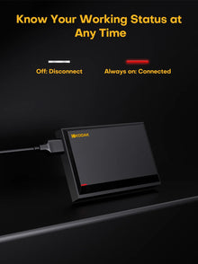 KODAK P190 2.5" Portable External Hard Drive 1TB/500GB USB 3.0 - Fast Transmission for PC, Laptop, Smartphone& Storage