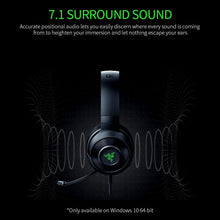 Razer Kraken V3 X Original wired headset gaming headset, RGB light effect, 7.1 surround sound, USB headset