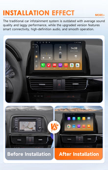 Hizpo 10.1" Eelectronic Devices Car Radio For Mazda CX-5 2012 2013 2014 2015 GPS Navigation Head Unit  6115 RDS Wireless CarPlay