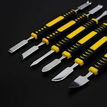 6pcs Electronic Repair Tool Set, Metal Dual-Head Pry Bars for Tablets, Laptops, Phones, Electronic Devices, No Electricity