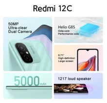 Global ROM Original Xiaomi Redmi 12C 4G 64G 5000mAh High-capacity Battery Helio G85 Octa Core 50MP 6.71'' 4G Mobile Phone