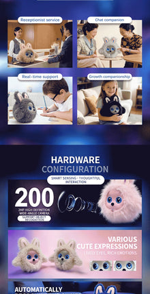 AI Smart Pet Robot Desktop Toy Voice Control Interactive Electronic Pet Facial Recognition Family Growth Partner Children Gift