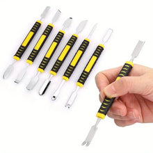 6pcs Electronic Repair Tool Set, Metal Dual-Head Pry Bars for Tablets, Laptops, Phones, Electronic Devices, No Electricity