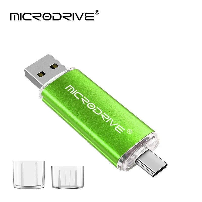 Type-C USB Flash Drive 128MB 4GB 8GB 16GB 32GB 64GB 128GB Pendrive High Speed OTG Dual-Purpose Disk for Mobile Desktop Laptop PC