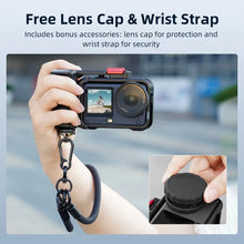 Flymile Action 6 Grip Metal Cage Photography Handle for DJI Osmo Action 6 Accessory Xplorer Grip Aluminum Alloy Protective Case