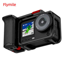 Flymile Action 6 Grip Metal Cage Photography Handle for DJI Osmo Action 6 Accessory Xplorer Grip Aluminum Alloy Protective Case