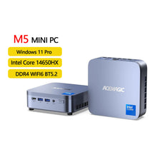 ACEMAGIC M5 Mini PC Windows 11 Pro Intel Core 14650HX 32GB DDR4 1TB SSD Mini Computers NVMe for Business Office Home Desktop PC