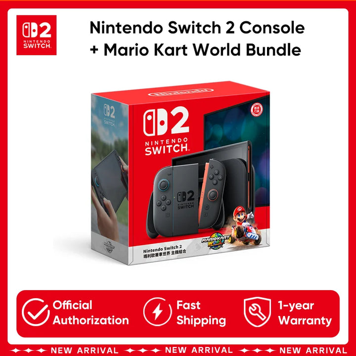 Nintendo Switch 2 Spielkonsole NS2 7,9-Zoll LCD 1080P 120Hz Display Joy-Con2 Controller Konsole Stabiler TV-Modus Videospielkonsole