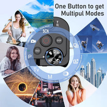 12X Optical Zoom 4K 64MP Digital Selfie Camera Flip Screen Vlog Camcorder Video Recorder Photographic Camera Livestream Webcam