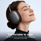 hoco Over the Ear Bluetoothe 5.4 Headphones Sports Wireless Earphone Headsets with Microphone for Phone Call Fabric Eartips