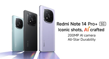 Original Xiaomi Redmi Note 14 Pro+ Smartphone 6.67'' 50MP Camera 90W CPU Snapdragon7S Gen3 6200mAh Battery Android 5G Smartphone