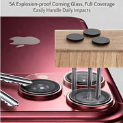Protector de lente de cámara para iPhone 18 Pro / 18 Pro Max, sin burbujas, anticaídas, resistente a arañazos, fácil instalación, envío directo (drop shipping)