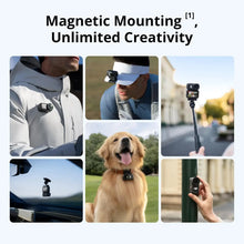 DJI Osmo Nano Standard Combo (128GB) - ALL New Small 4K/60fps Vlogging Camera with a 1/1.3″ Sensor, 143° Wide FOV Video, 200-Min Recording, Swift Content Transfer, Magnetic POV Cam 4K for Sports, Vlog