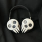 Mifuny Airpods Max Case Cover custom Soul Eater Death Skull Design Earphones Decoration Suitable for Airpods Max Earphone