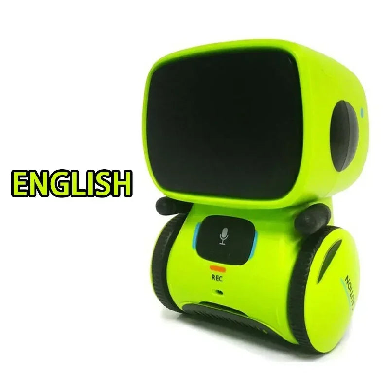 2026 Intelligent Multilingual Robot Toy - Voice & Touch Control Interactive Educational Gift for Kids (Russian/English/Spanish)